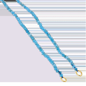 Blue Apatite Connector Necklace