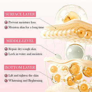 Pink Collagen Capsule Cream Suitable for All Type Skins Moisturizing Firming Night Skin Care Facial Cream