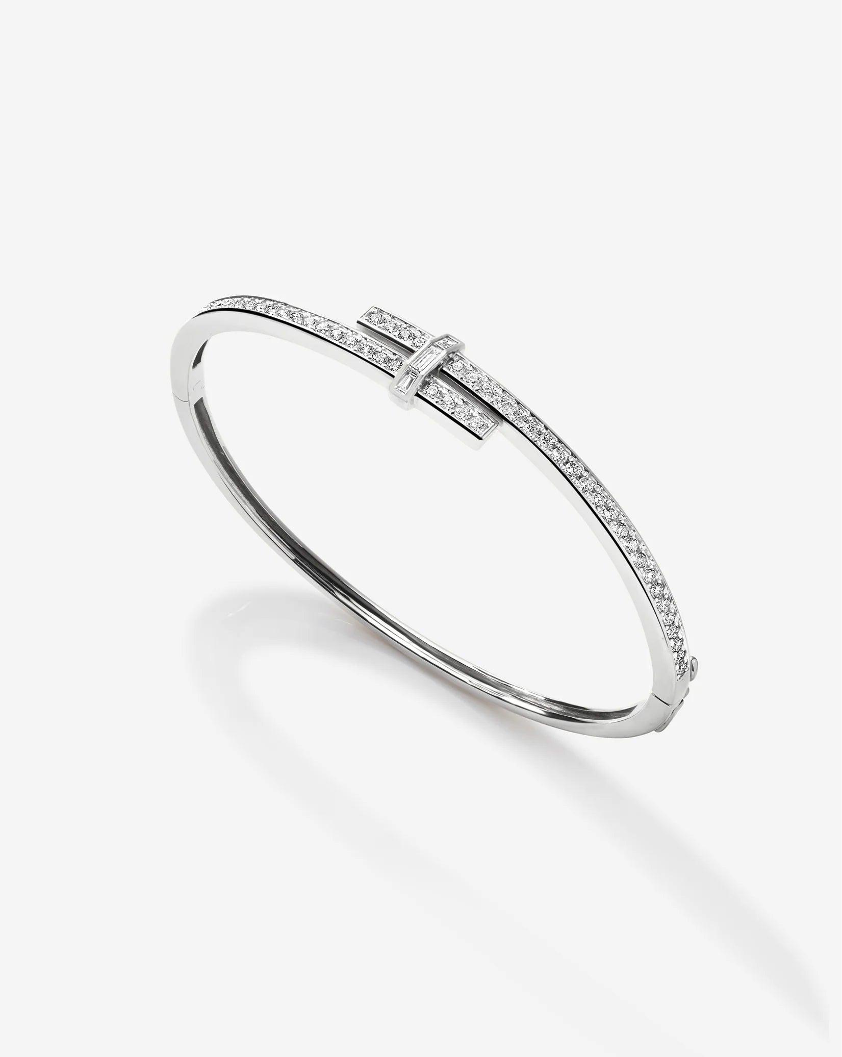 Stunning Round Diamond Wrap Bangle for Timeless Elegance.