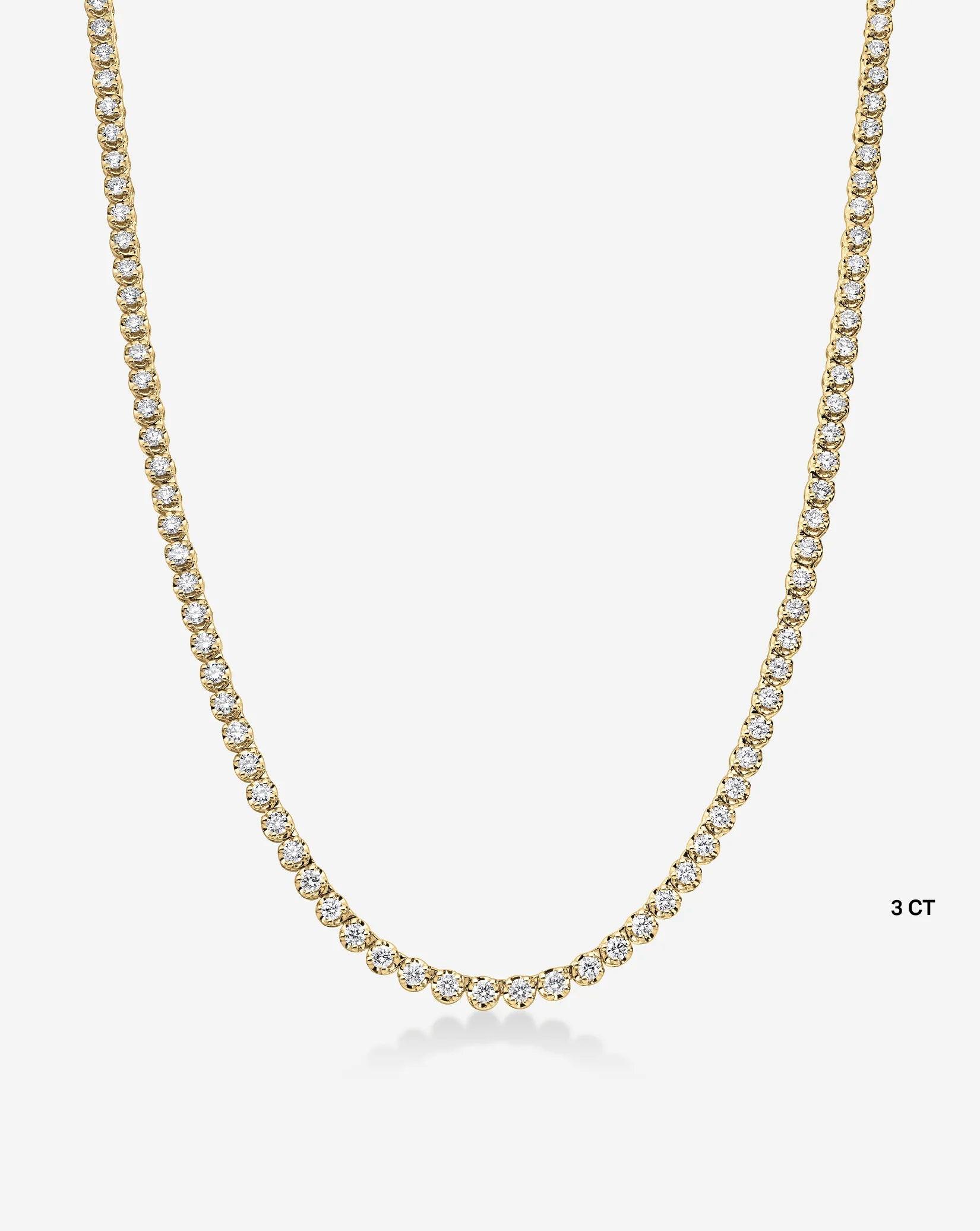 Radiant Luxe Diamond Tennis Necklace.