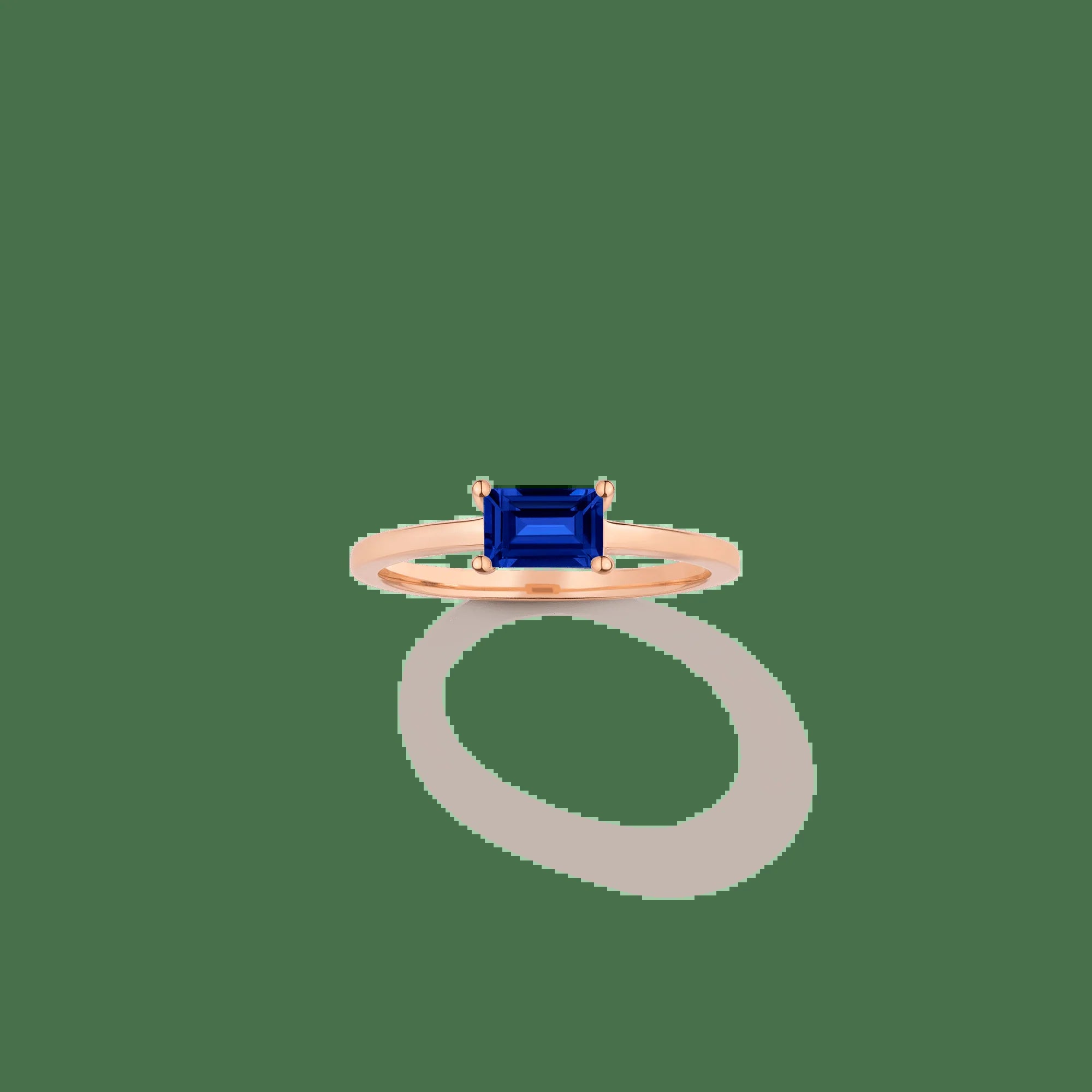 Birthstone Baguette Ring - Garnet NikNenz™ Premium Gold & Diamonds