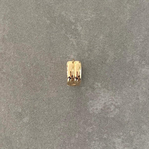 Stunning 14K Solid Gold Chunky Huggie Earrings - Fashionable 11mm Hinged Gold Hoops.