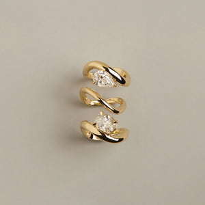 Gold Floating Ring NikNenz™ Premium Gold & Diamonds