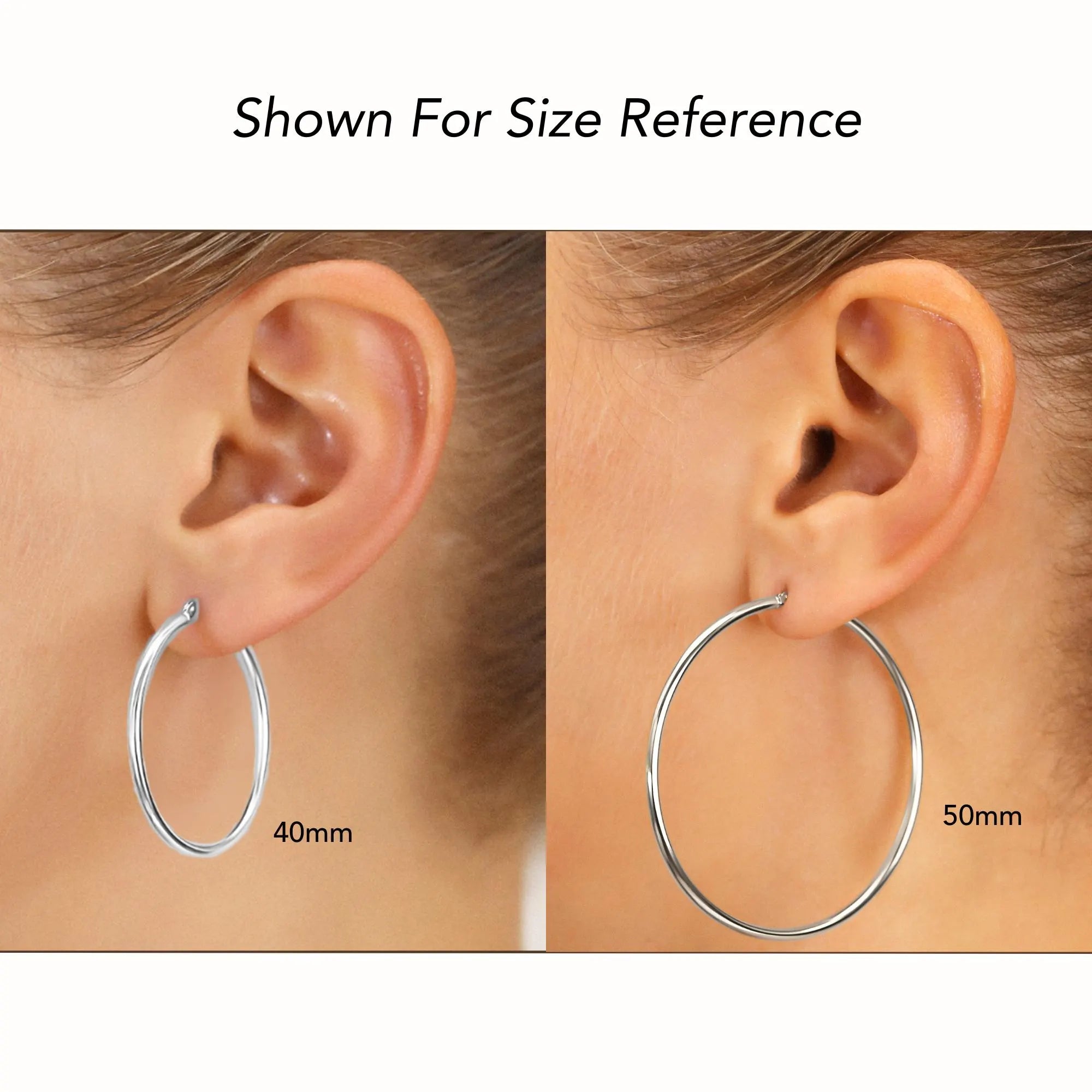 14K White Gold Hoop Earrings, Diamond-Cut Fancy Hoop Earrings, Handmade & Designed by TILO Jewelry, Made in New York City