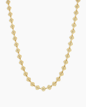 Scallop Necklace NikNenz™ Premium Gold & Diamonds