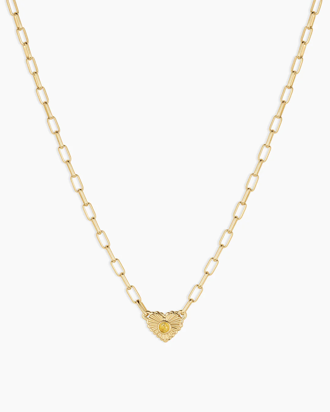 Birthstone Heart Necklace NikNenz™ Premium Gold & Diamonds