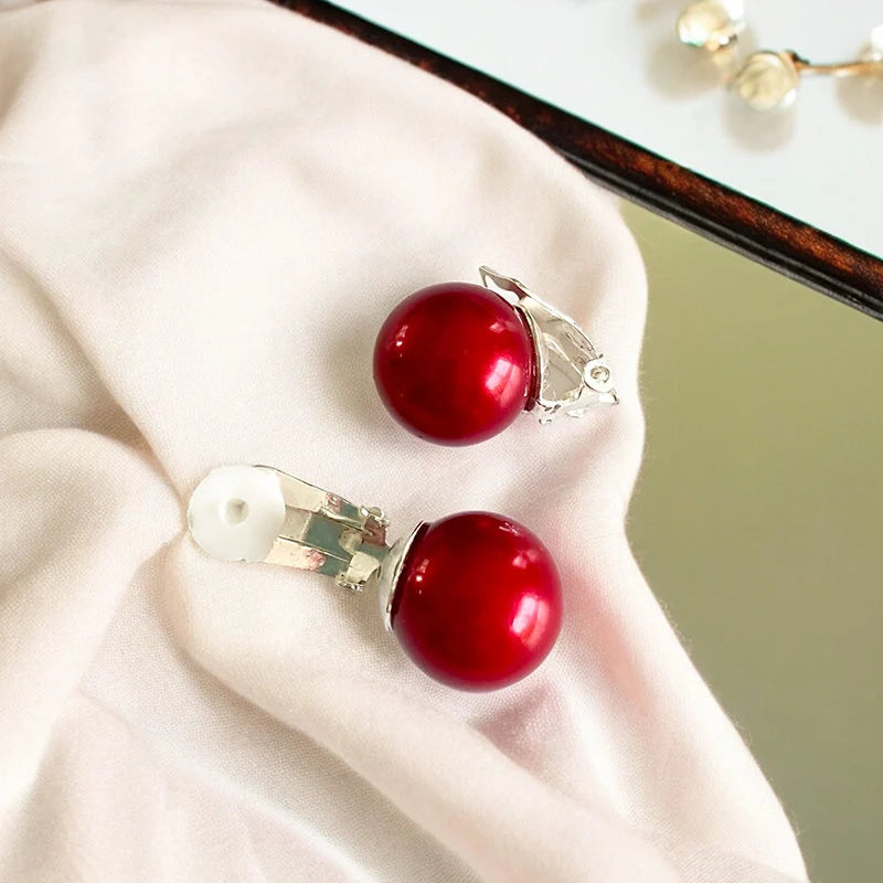 Swarovski Clip-On Earring, Pearly Clip-On Earring