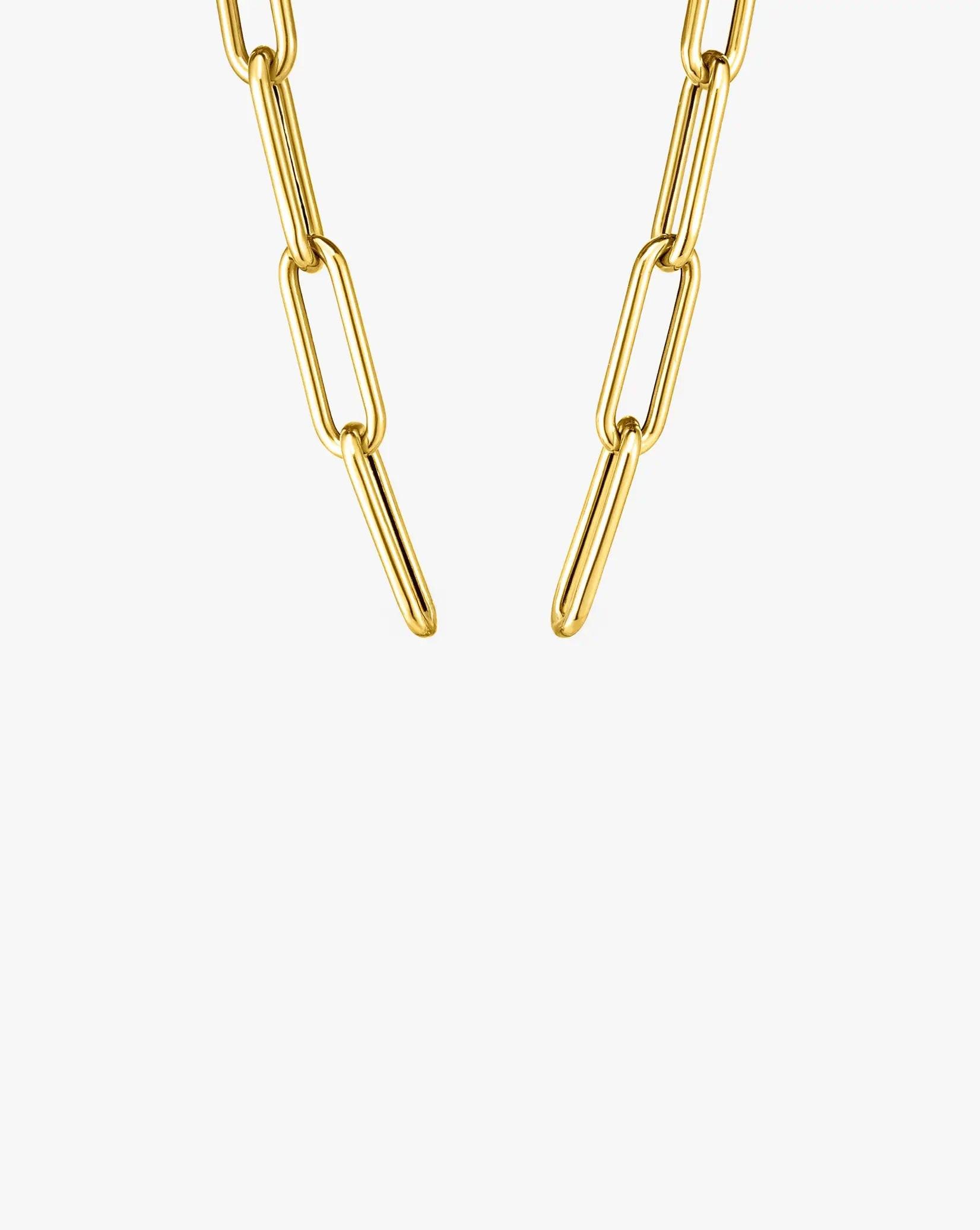 Elegant Split Chain Necklace - A Statement Accessory for Every Occasion.