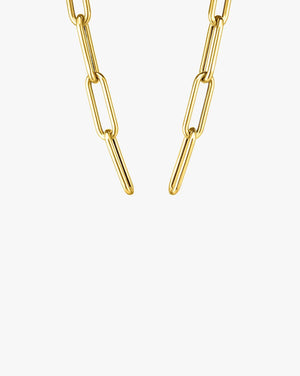 Elegant Split Chain Necklace - A Statement Accessory for Every Occasion.