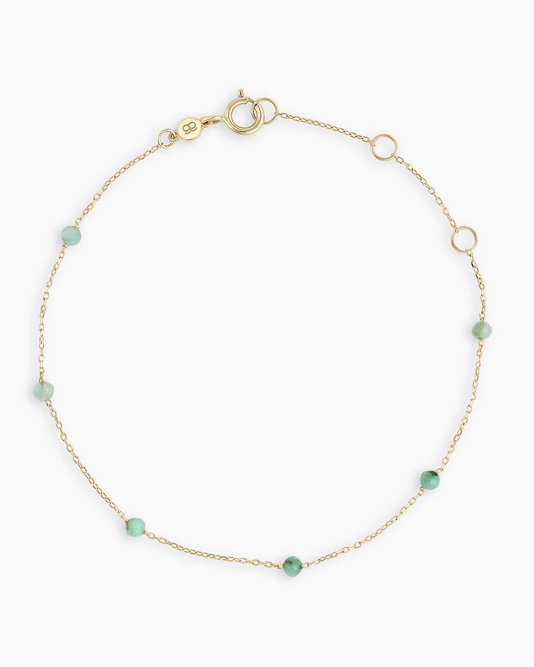 14K Gold Newport Birthstone Bracelet