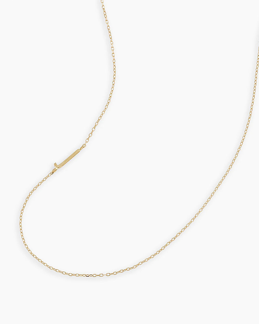 14K Gold Alphabet Necklace NikNenz™ Premium Gold & Diamonds