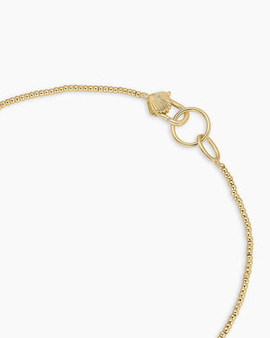Scallop Padlock Sunset Necklace NikNenz™ Premium Gold & Diamonds