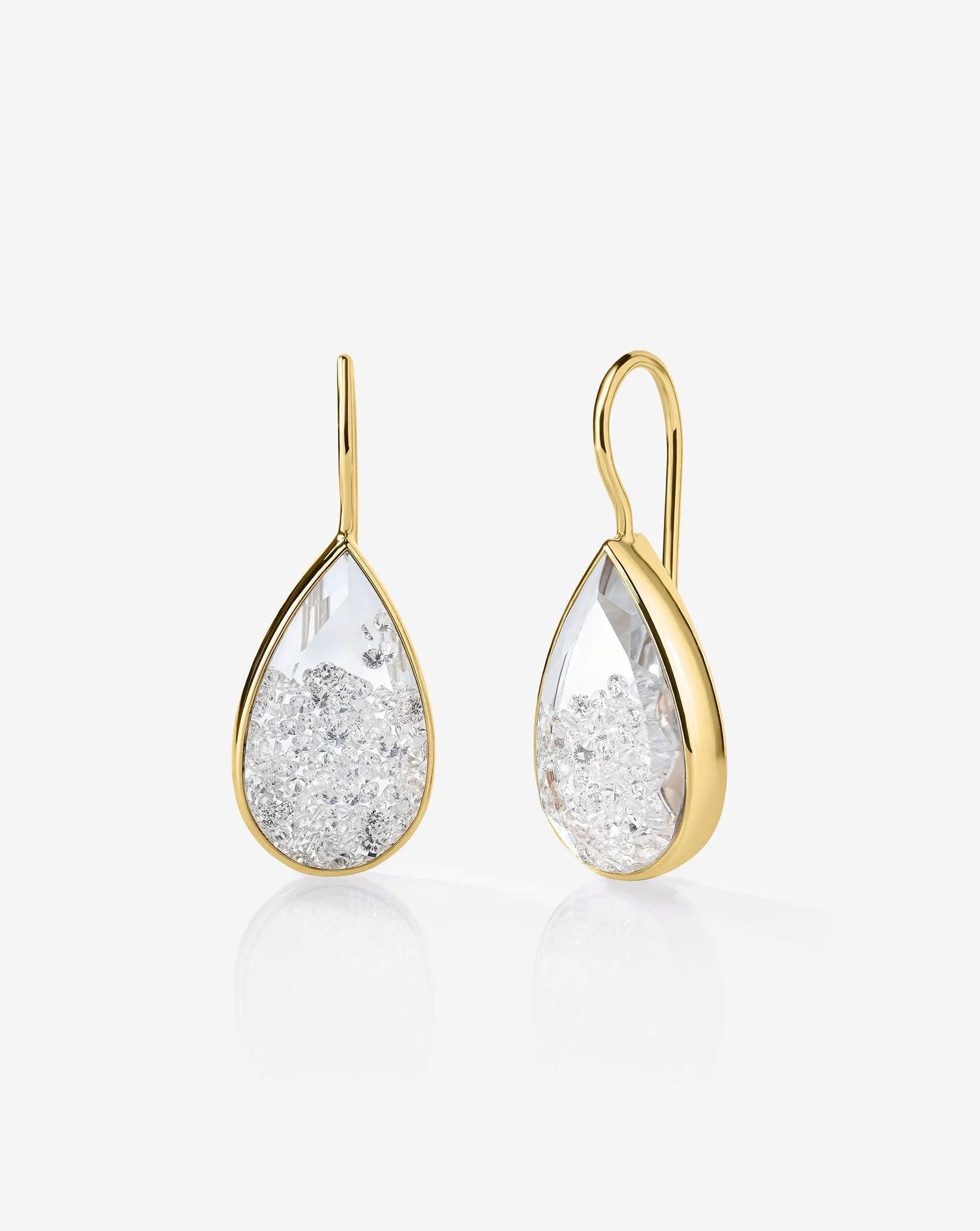 Stylish Shaker Pear Drop Earrings for Effortless Elegance.