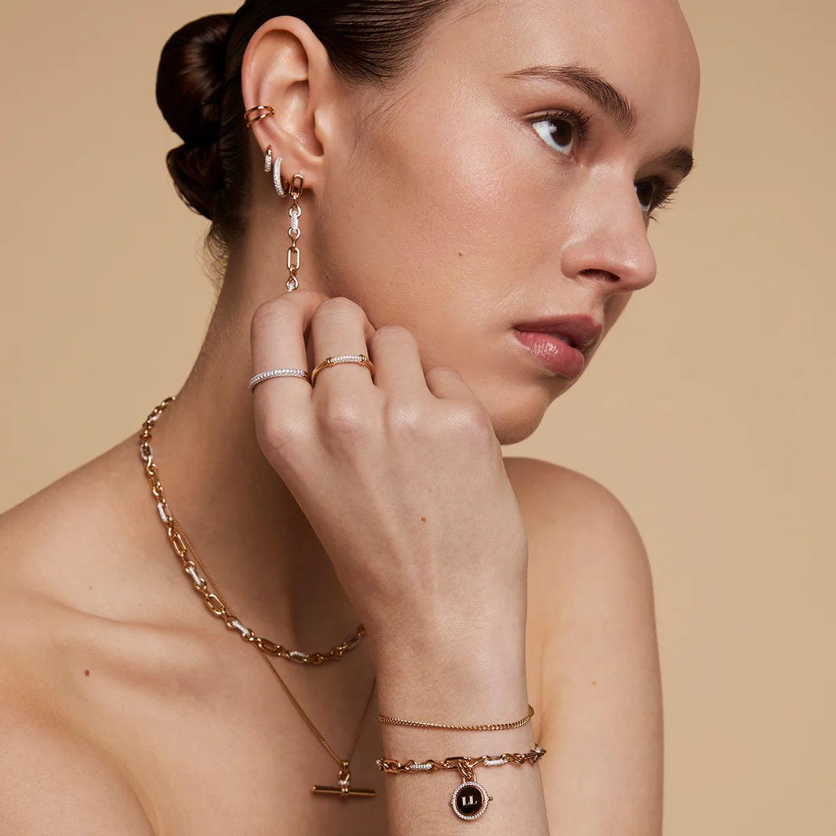 Radiant Gold Pavé Essential Band Ring.