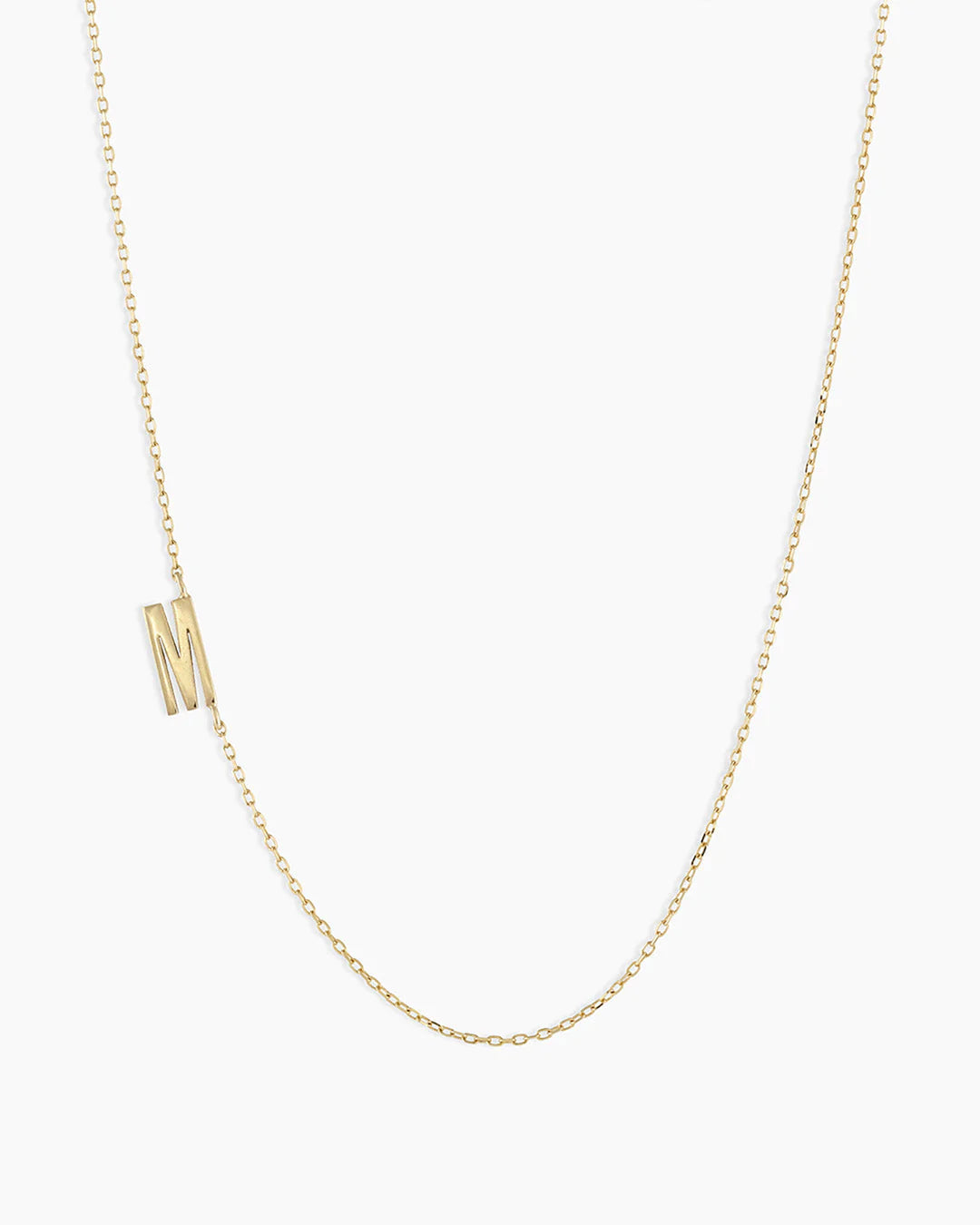 14K Gold Alphabet Necklace NikNenz™ Premium Gold & Diamonds