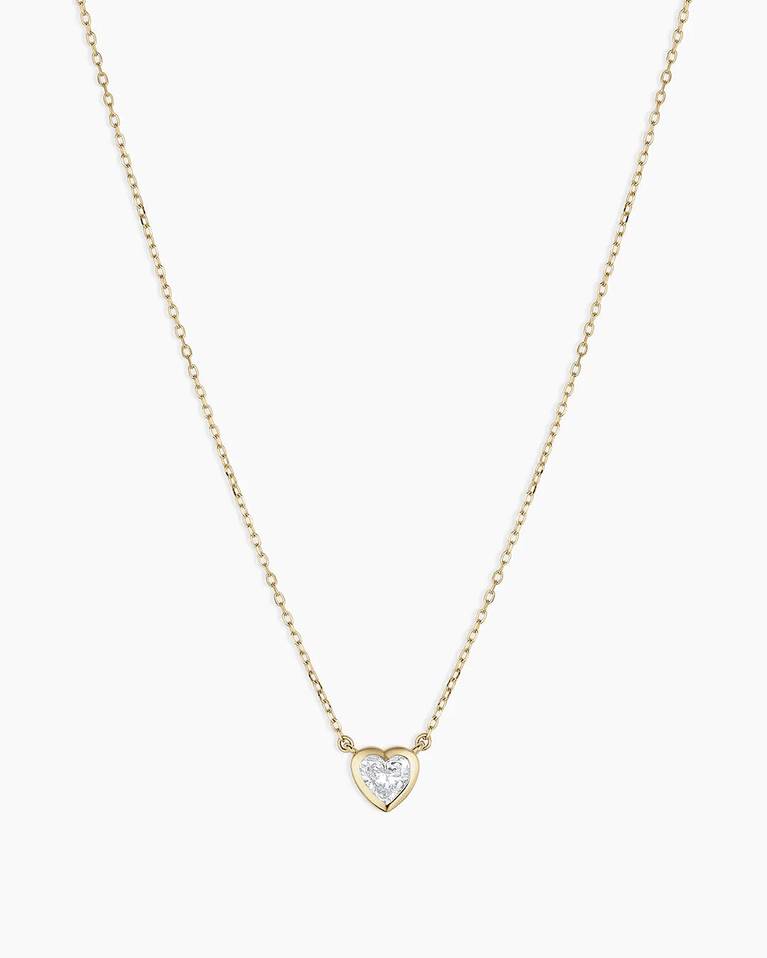 14K Lab Grown Diamond Heart Necklace