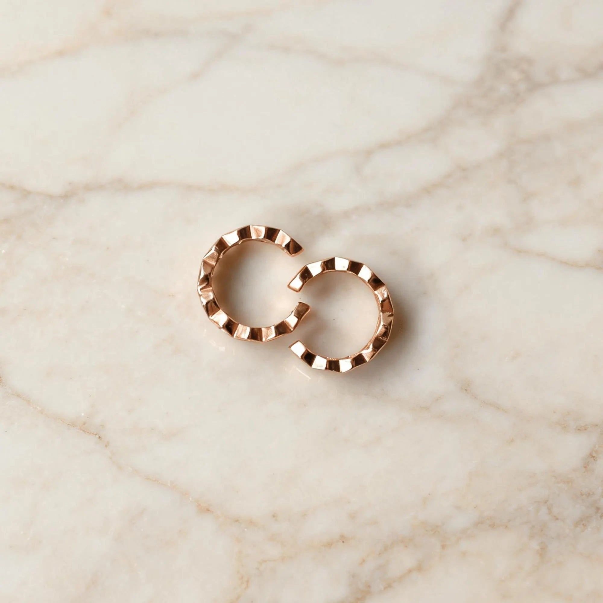 Rose Gold Ear Cuffs, Diamond Cartilage Ear Wrap, No Piercing, Minimalist Cuff Jewelry