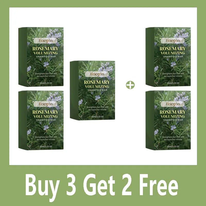 100G Rosemary Soap for Hair Growth Volumizing Smoothing Bars Strengthening Thickening Hair Care Shampoo for All Hair Types