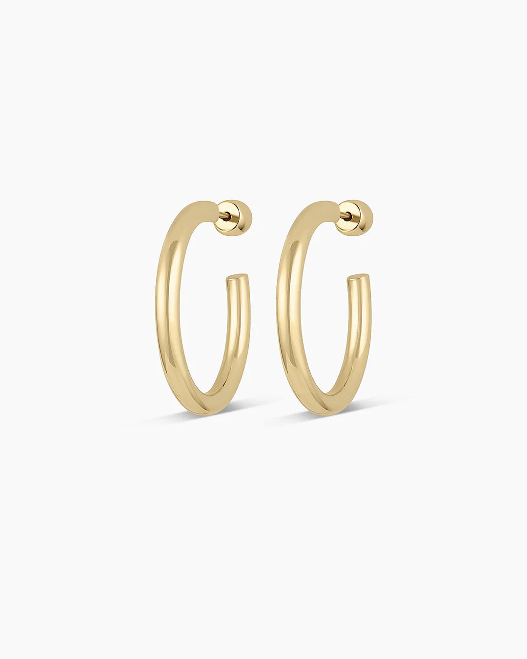 14K Gold Carter Hoops