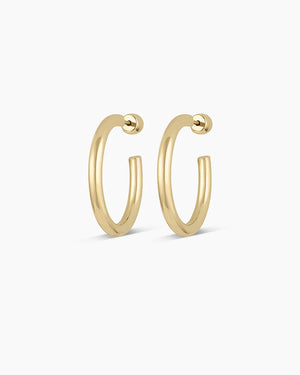 14K Gold Carter Hoops