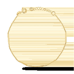 Dainty Bar Station Chain Bracelet