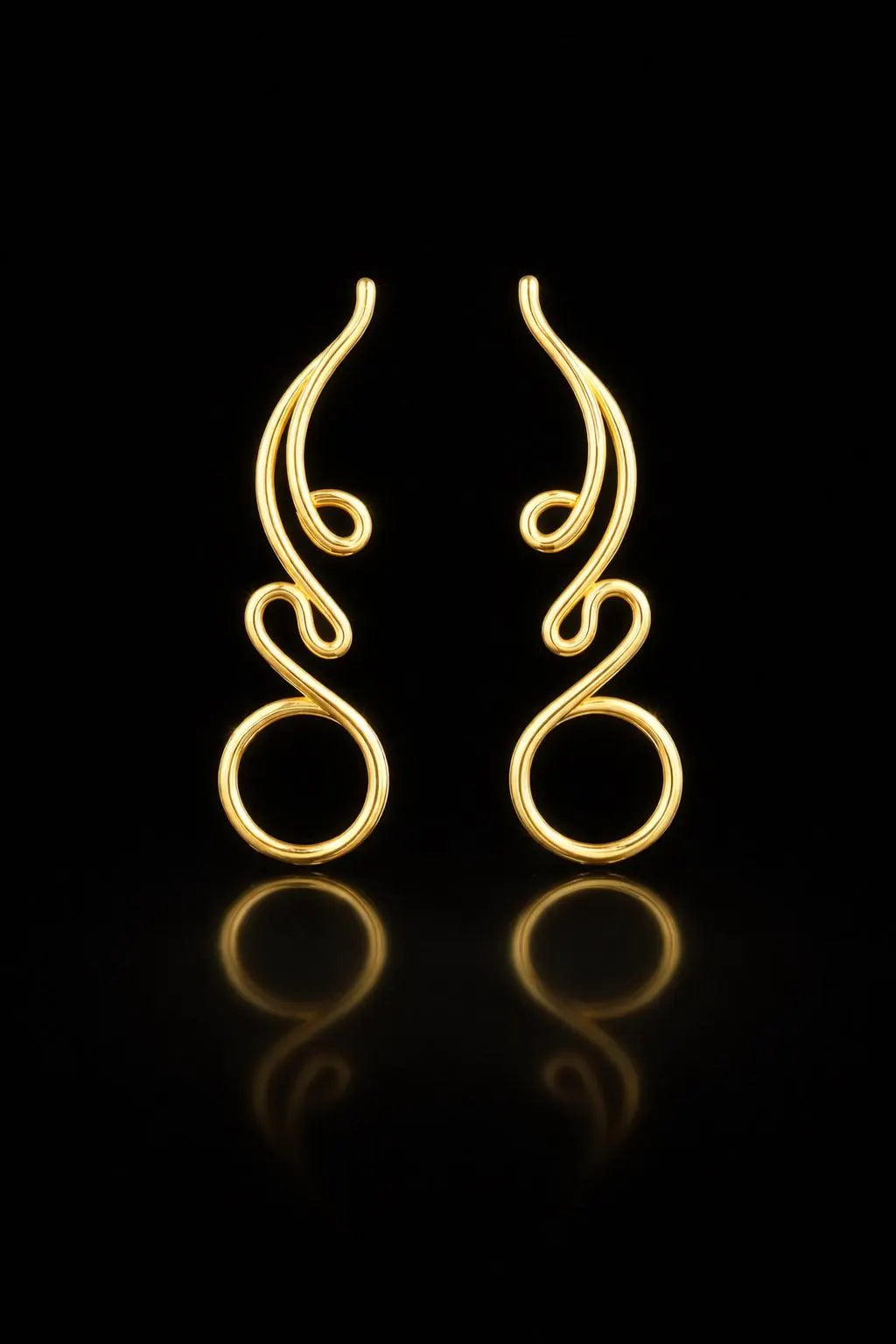 Ear Climber 14K Gold Filled without Stones