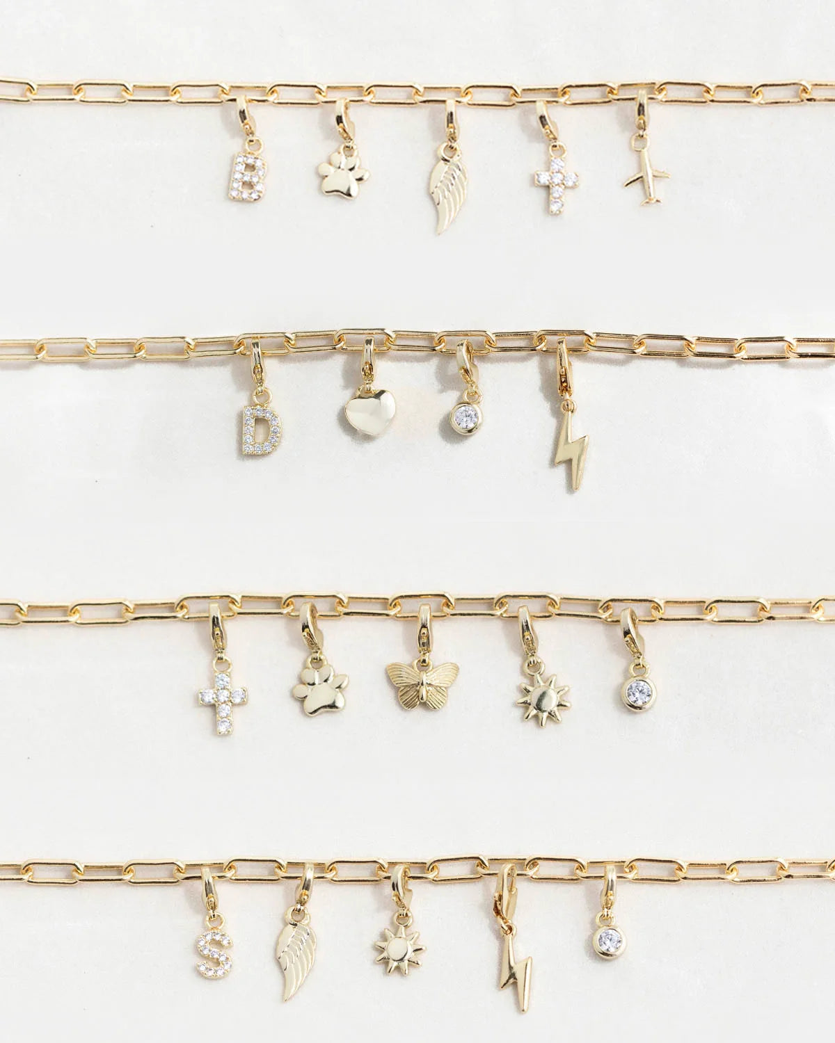 Charm Bar Bracelet NikNenz™ Premium Gold & Diamonds