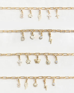 Charm Bar Bracelet NikNenz™ Premium Gold & Diamonds
