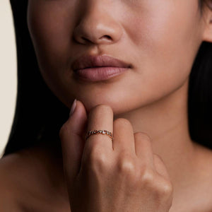 Stunning Gold Sunset Pear Band Ring - Perfect for Every Occasion!.