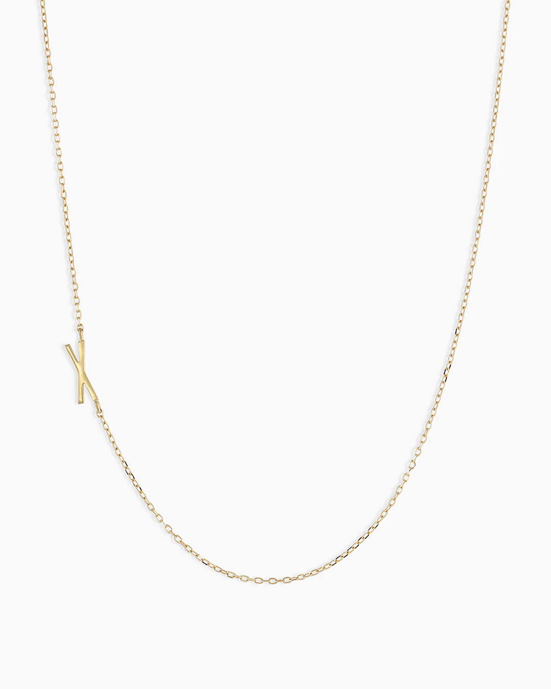 14K Gold Alphabet Necklace NikNenz™ Premium Gold & Diamonds