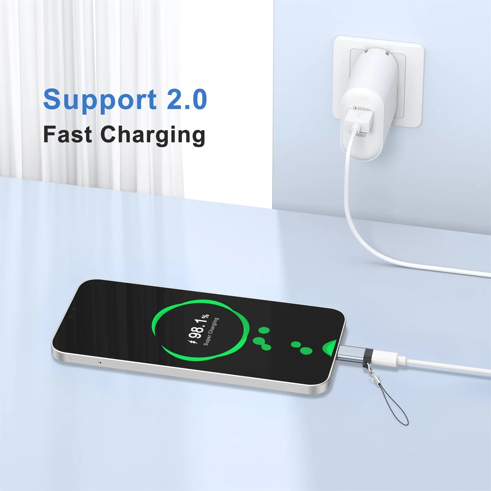 1-3 Pieces Female Type-C to Micro USB Male Connector Adapter for Xiaomi Redmi Huawei Type-C Micro USB Charger Adapter Converter