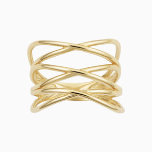 Stylish West Side Highway Statement Ring.