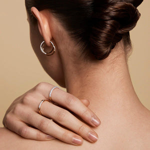 Radiant Gold Pavé Essential Band Ring.