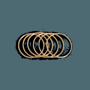 Thin Stackable Ring NikNenz™ Premium Gold & Diamonds