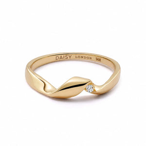 Estée Lalonde Fine Flow Diamond Ring 14Ct Solid Gold