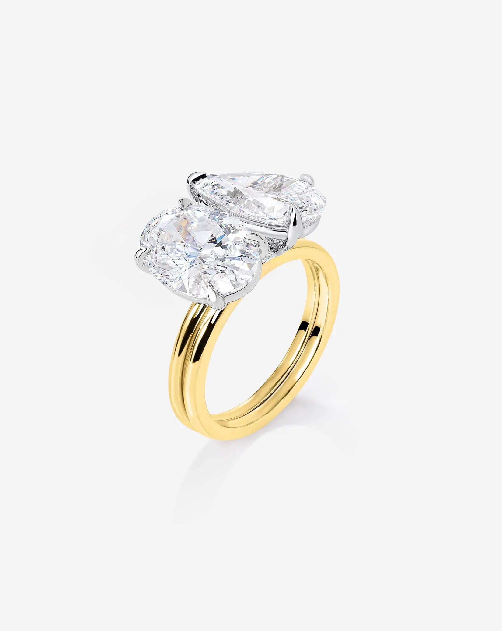 Elegant Whisper Thin® Duet: Oval & Pear - Size 4.70.