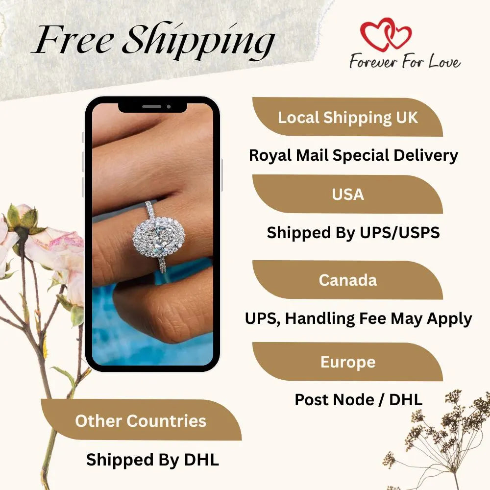 Vintage round Diamond Engagement Ring Unique Promise Ring White Gold Engagement Women Wedding Anniversary Gift.