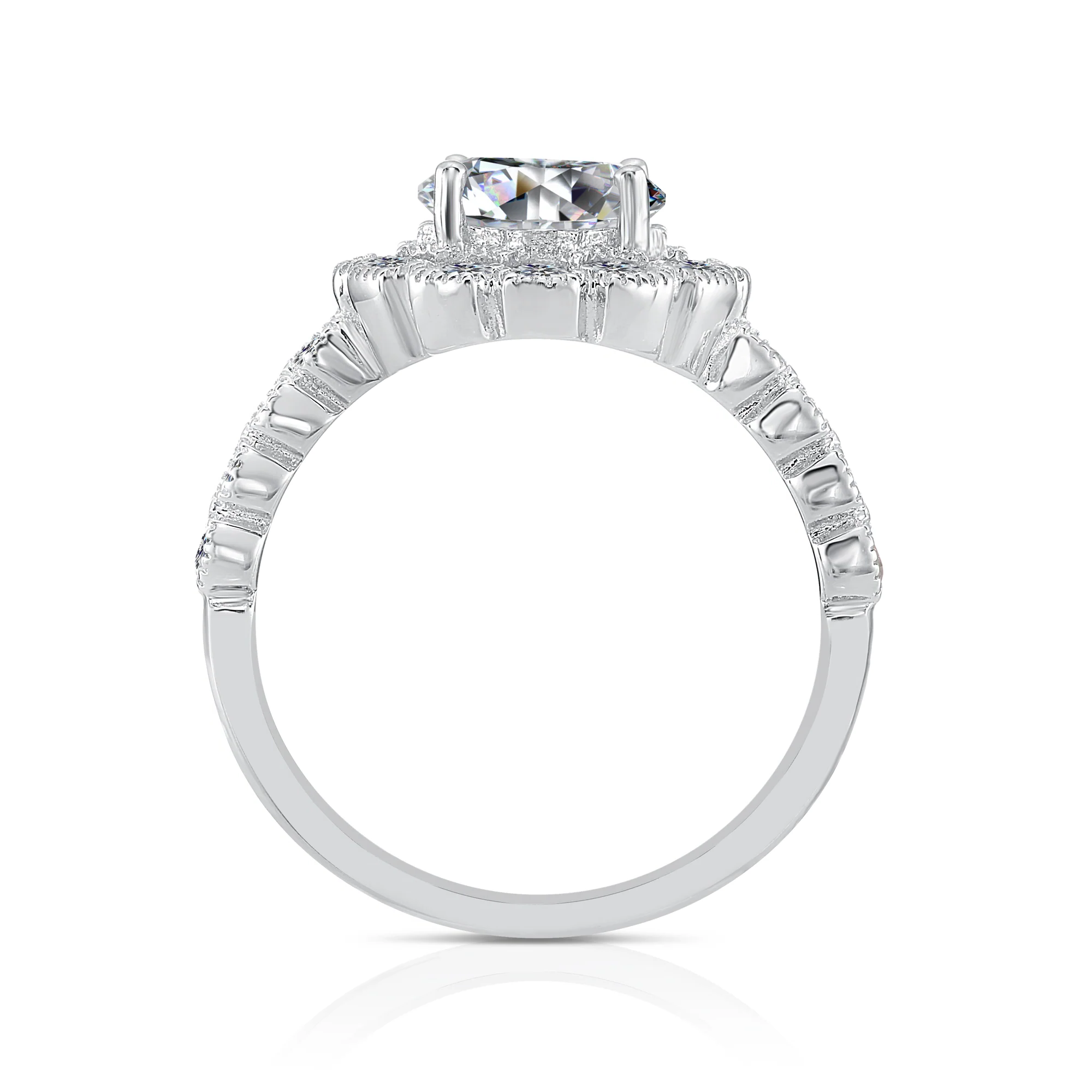 14K Yellow Gold Diamond Infinity Ring - 0.14Ct - Timeless Gift for Her, Perfect for Anniversaries & Everyday Elegance.