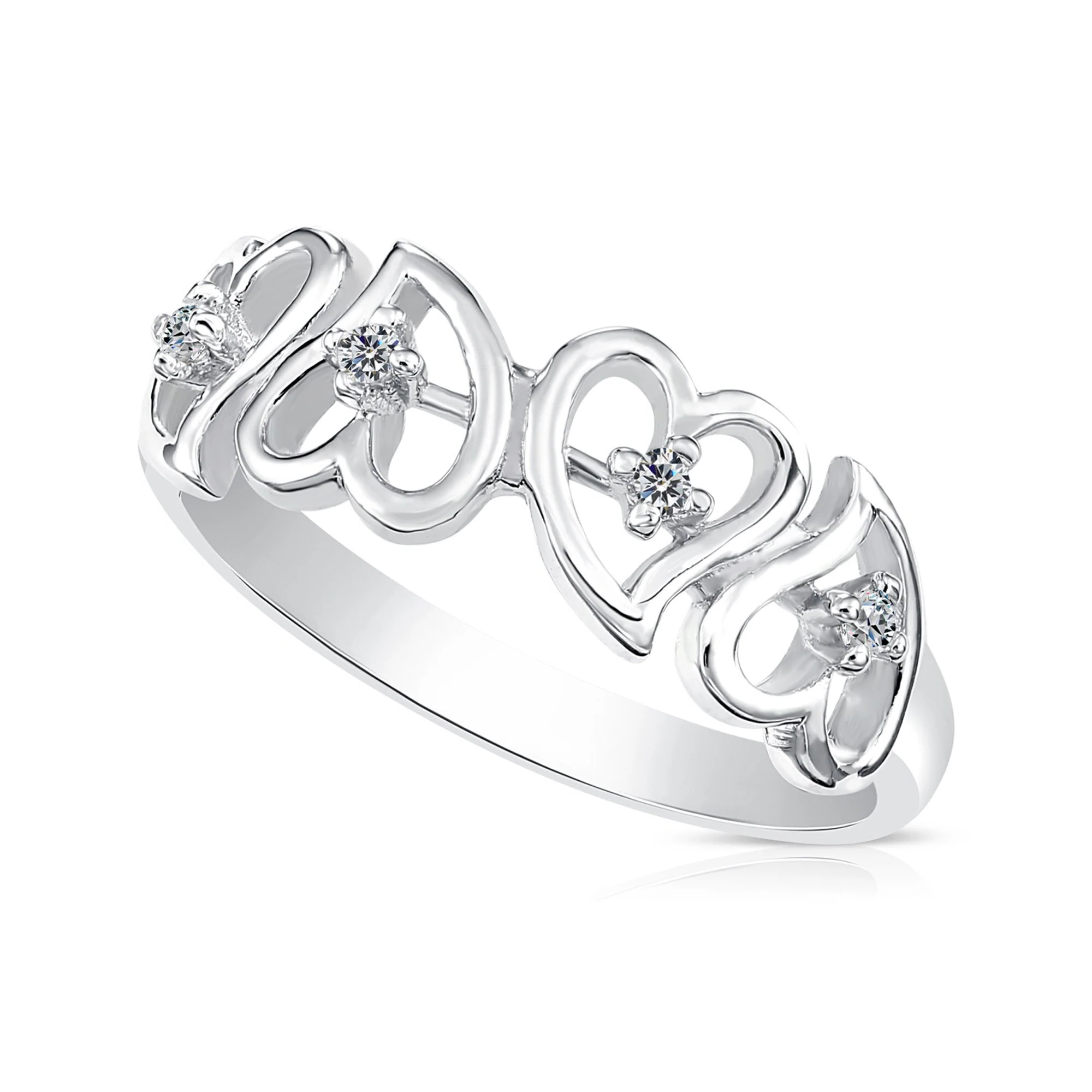 Endless Sparkle Sterling Silver Ring – The Perfect Elegant Gift for Any Occasion.