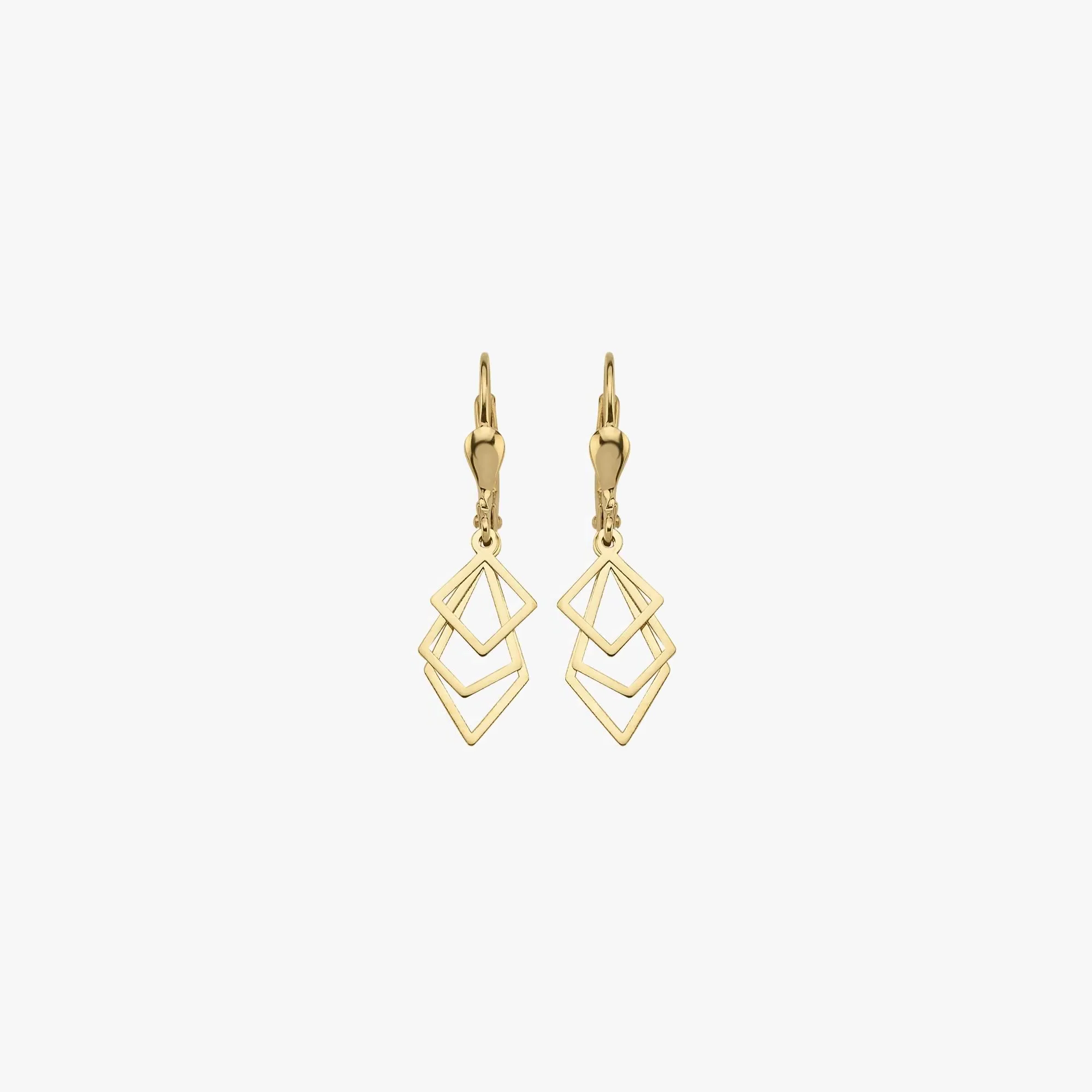 14K Solid Gold Elegant Leverback Drop Earrings – Perfect Gift for Mother's Day, Birthdays & Everyday Luxury.