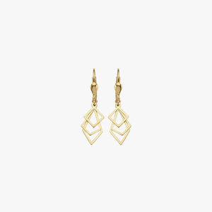 14K Solid Gold Elegant Leverback Drop Earrings – Perfect Gift for Mother's Day, Birthdays & Everyday Luxury.