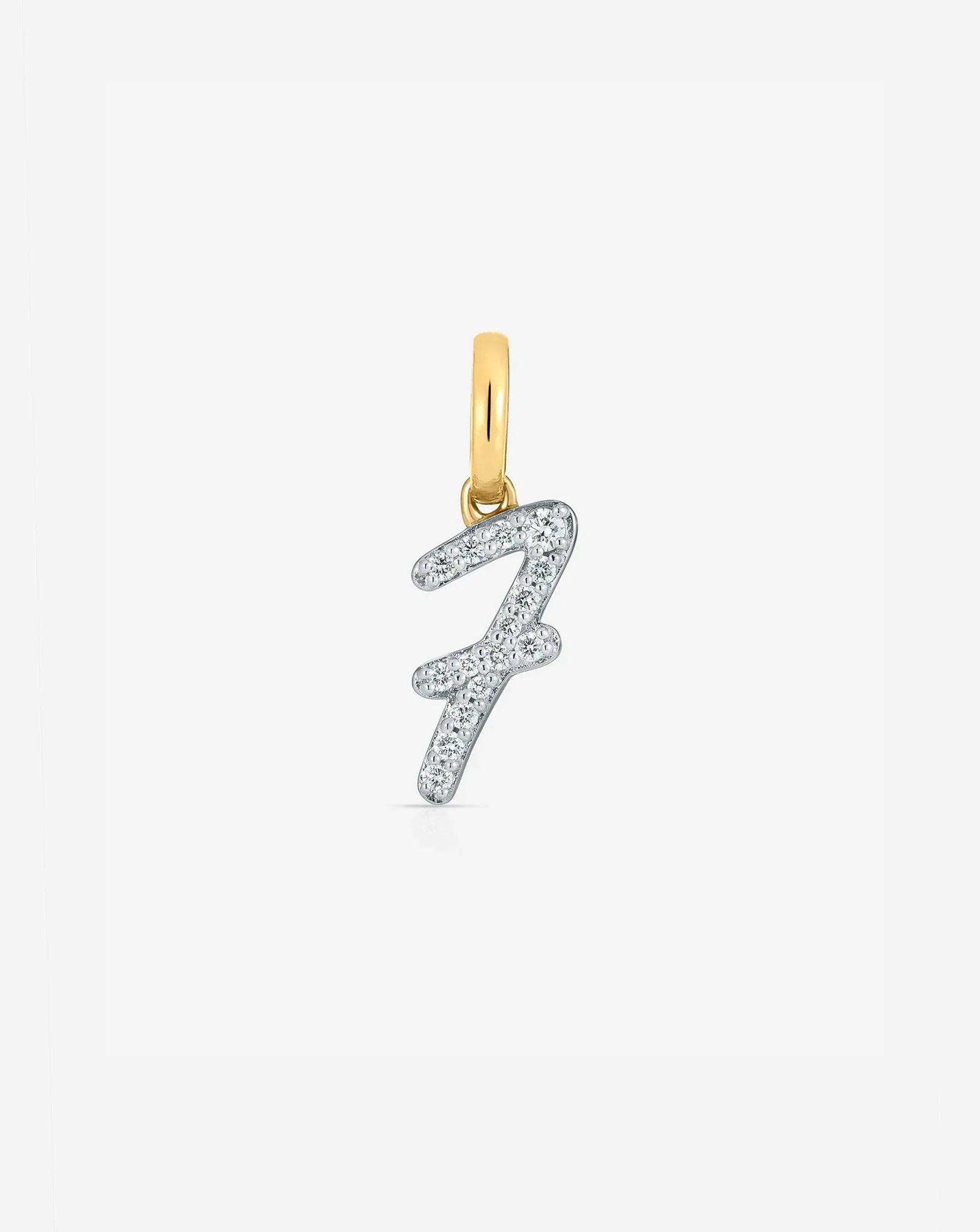 Sparkling Diamond Number Pendant - Personalize Your Shine!.