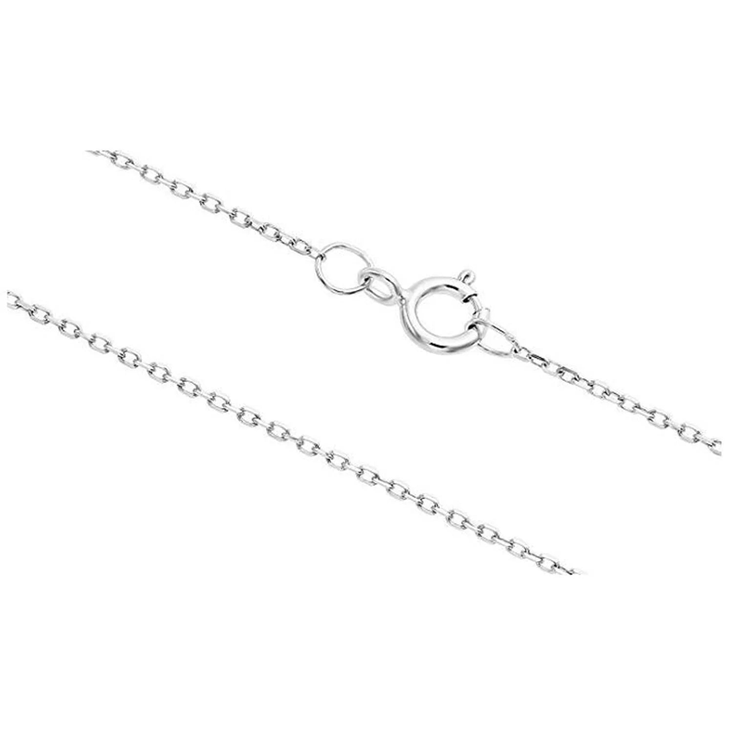 14K Gold Diamond Cut Cable Chain, Available in 14K Yellow or White Gold, Pendant Chain Necklace