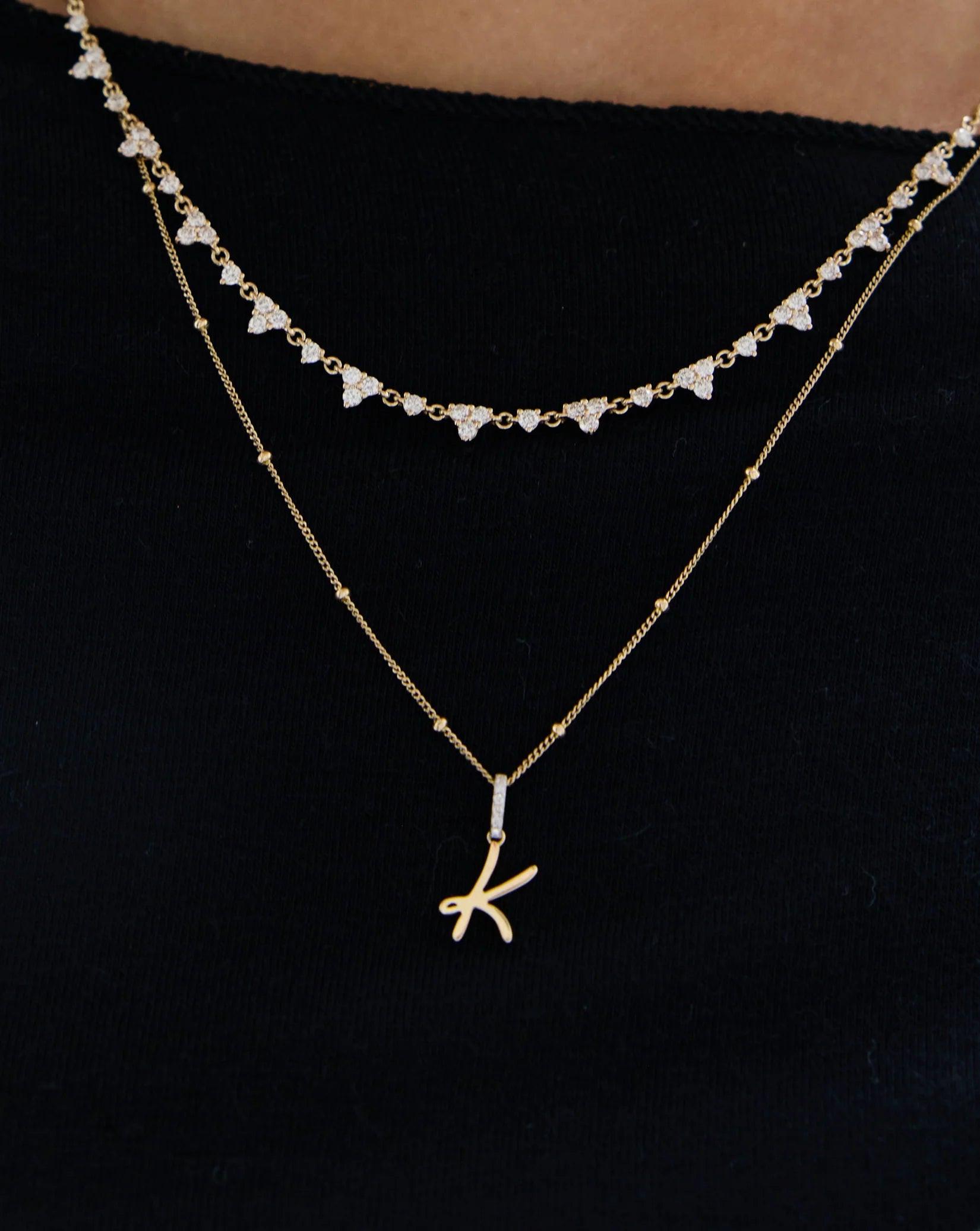 Elegant Script Initial Pendant - Personalize Your Style!.