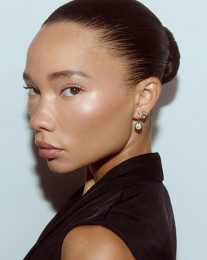 Elegant Georgian Lab Diamond Duo Studs - Timeless Brilliance for Every Occasion.