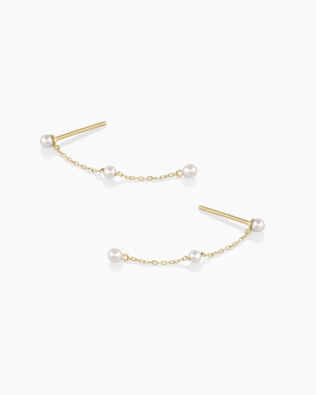 14K Gold Newport Pearl Earrings
