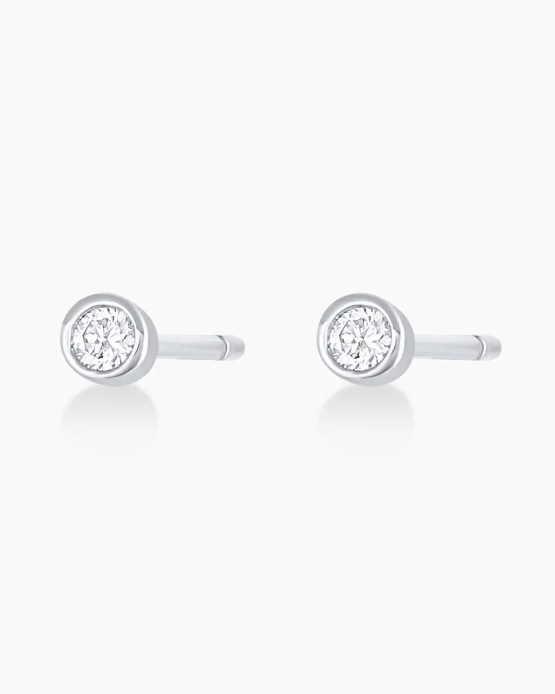 14K Classic Diamond Studs
