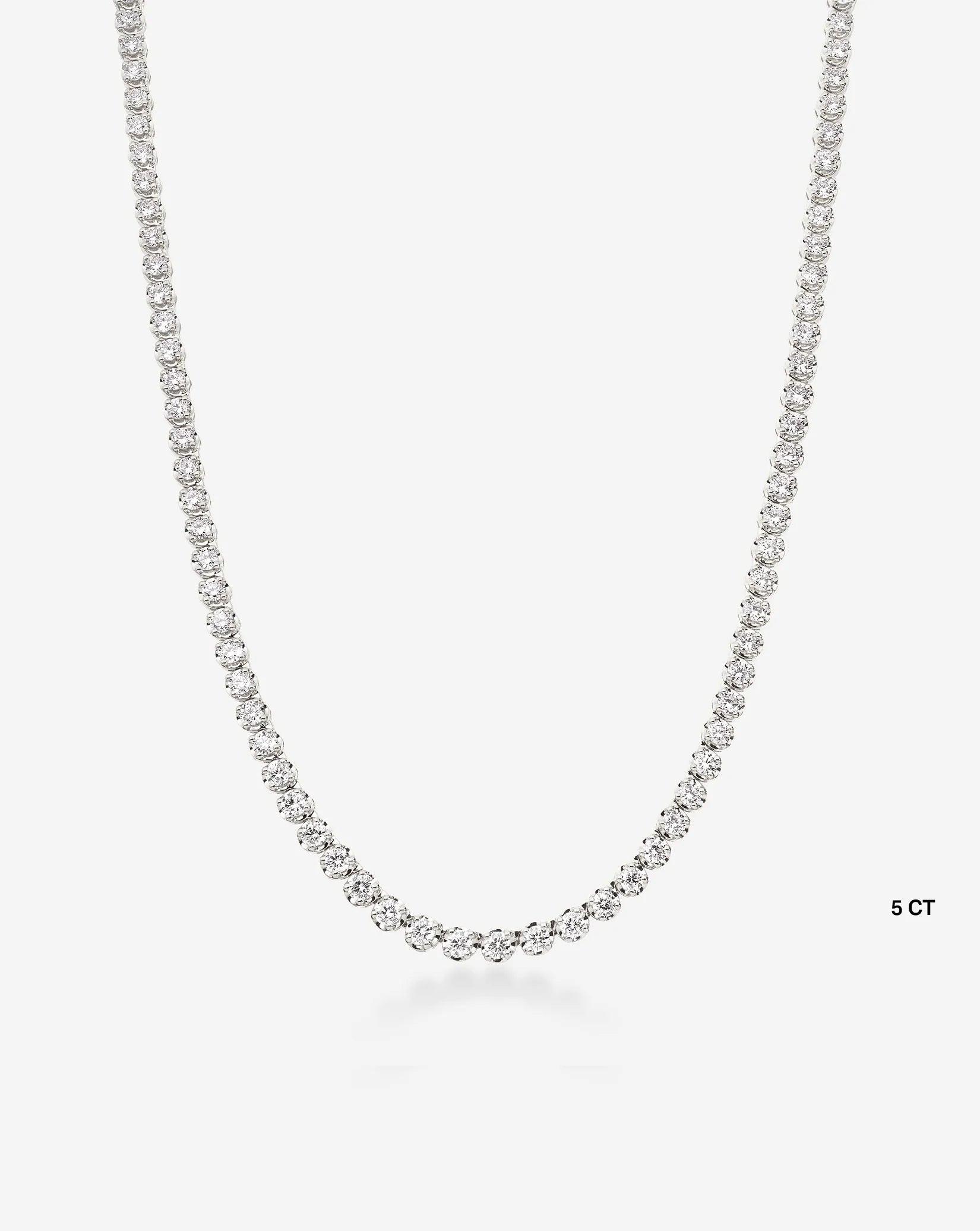 Radiant Luxe Diamond Tennis Necklace.