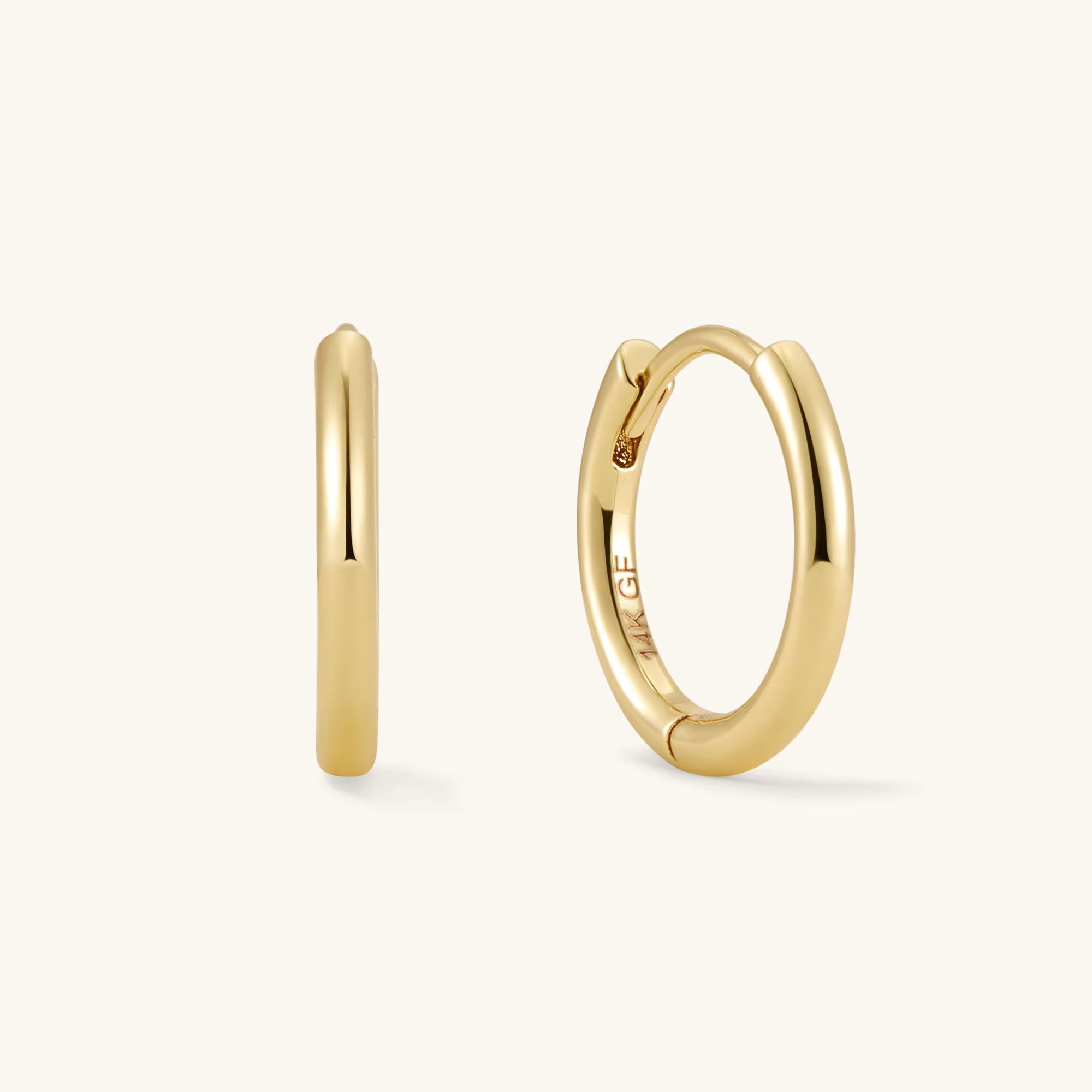 14K Gold Hoop Earrings for Women Small Hoop Earrings Gold Filled Earrings Gold Hoops Large Hoops Minimalist Earrings Valentines Gift for Her