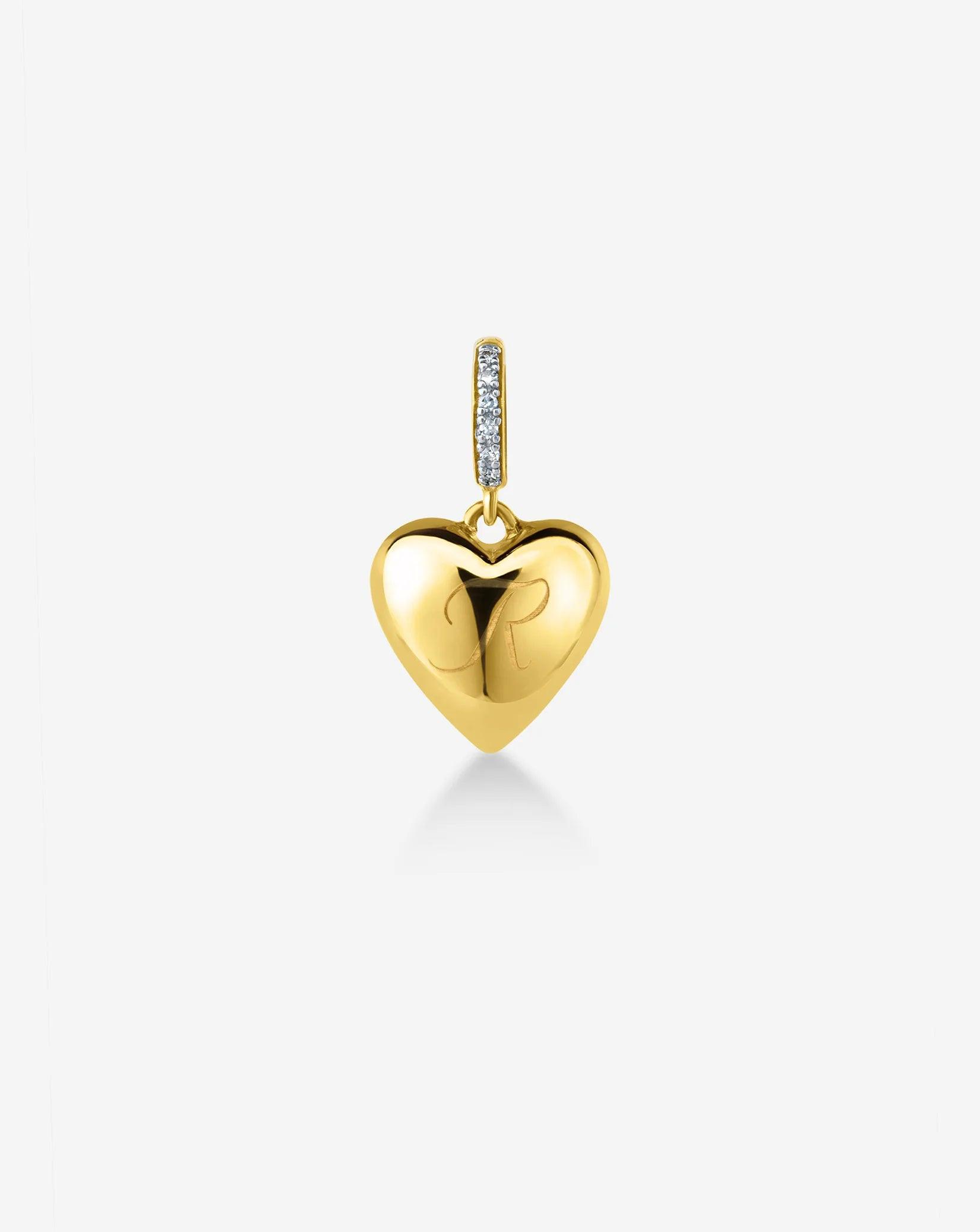 Personalized Engravable Heart Charm - A Timeless Keepsake.